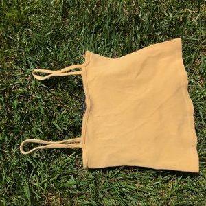 Yellow Faye tank top